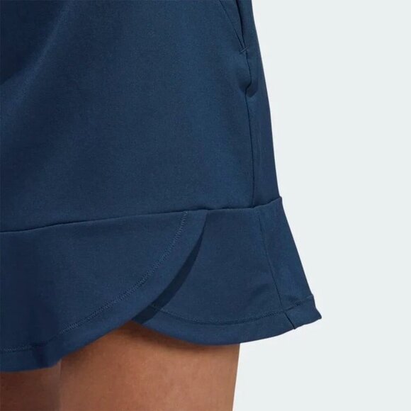 Adidas Frill Skort Golf and Tennis Skirt  Navy Blue Size XL - Picture 6 of 9